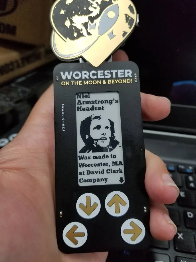 Interactive MoonBadge photo